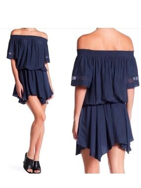 Ramy Brook | Dresses | Nwt Ramy Brook Tunechi Mini White Denim Shirt Dress Size 29